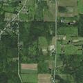 Disabled vehicle in ditch on Partridge Corners Road