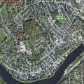 Woman with abdominal pain near River Street