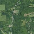 Hanging utility wire causes traffic hazard on NY 30