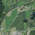 Pickup truck and school bus crash on Route 20