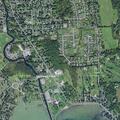 Officer meets person near kayaks at Emerson Park