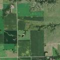 Bale fire at rural address near Dante