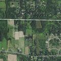 Mailbox hit by westbound blue SUV on County Road 14