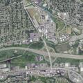 Domestic assault/strangulation reported; suspect may have a knife