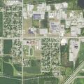 Woman reported hitting man outside high school