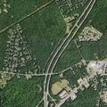 Car and deer crash causing property damage