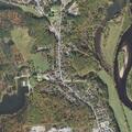 Report of child blowing leaves in roadway