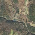 Vehicle nose down in brook near Andover campground