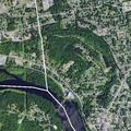Woman with throat pain near River Street in Cambridge