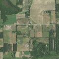 Large grass fire in field near Brinton Road