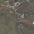 Brush fire on top of Pickett Mountain in Newfield