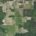 Tractor and field fire on North Dickinson Avenue
