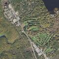 Tree blocking lane on Route 16B in Center Ossipee