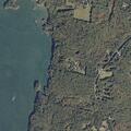 Unoccupied sailboats beached at South Bristol home