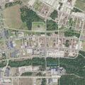 Ambulance responding to Fort McCoy main gate