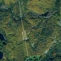Tree blocking roadway on Benson Mines Golf Course Rd