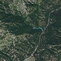 Vehicles hitting low line across Middle Fork Road