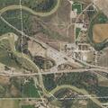 Deputy serves papers on US Highway 20 in Manderson