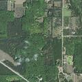 Brush fire reported behind Antioch Drive home