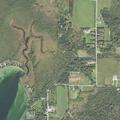 Elderly woman falls and complains of knee pain near Hubbard Lake Road