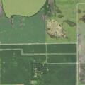 Vehicle damages lawn and bean field, then leaves