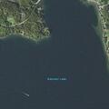 Small plane in the water on Lake Seymour