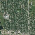 83-year-old woman with chest pain near Maple Street