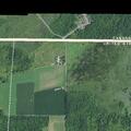 Pontoon boat blocking roadway on Chapman Road