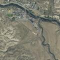 Driver runs gate at north entrance on US-89