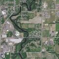 Child transported to hospital by ambulance in Amery