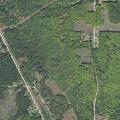 Vehicle hits pole at state forest camp entrance