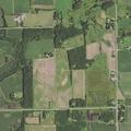 Pickup leaves road and hits culvert in ditch