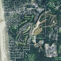 Small recreational fire in beach grass near Pelican
