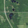 Brush fire burning near County Highway B
