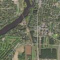 Elderly woman with breathing issues at senior living