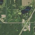 Grass fire near freeway by Sturgeon Lake