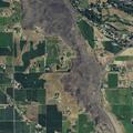 Brush fire near homes on Potter Road contained