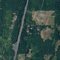Search for person who ran into woods near rest area