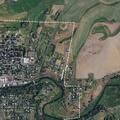 Gas line struck during digging in driveway