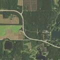 Disabled vehicle with flat tires on Spider Lake