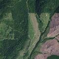 Crews cool burning material pile on Indian Creek Road
