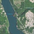 Brush fire reported at Hancock Beach Campground
