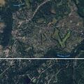 Small wildland fire spreading into trees