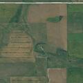 Bale and grass fire in field near Hazen address