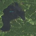 Man swims across lake to escape two people