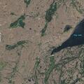 Brush fire near Hog Lake Campground boat launch