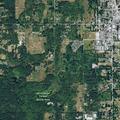 Smoldering barbecue area reported in park