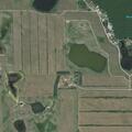 Brush fire near Brush Lake south of Mercer