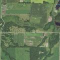 Permitted field burn of rice hull piles in Clearbrook