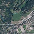 Person experiencing chest pain at highway address